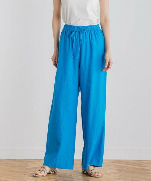 Droite lautreamont / ドロワットロートレアモン その他パンツ | レーヨン麻ポプリンパンツ≪手洗い可能≫ | 詳細5