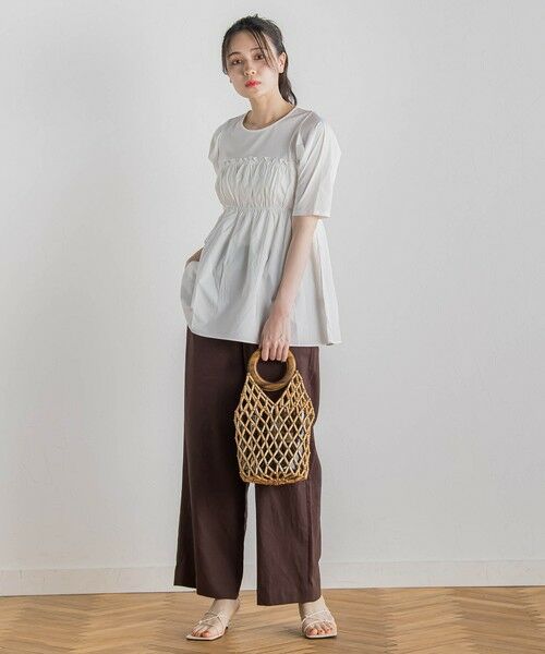 Droite lautreamont / ドロワットロートレアモン その他パンツ | レーヨン麻ポプリンパンツ≪手洗い可能≫ | 詳細23