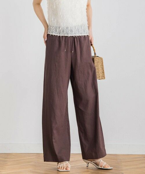 Droite lautreamont / ドロワットロートレアモン その他パンツ | レーヨン麻ポプリンパンツ≪手洗い可能≫ | 詳細13