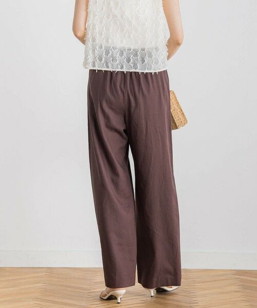Droite lautreamont / ドロワットロートレアモン その他パンツ | レーヨン麻ポプリンパンツ≪手洗い可能≫ | 詳細14