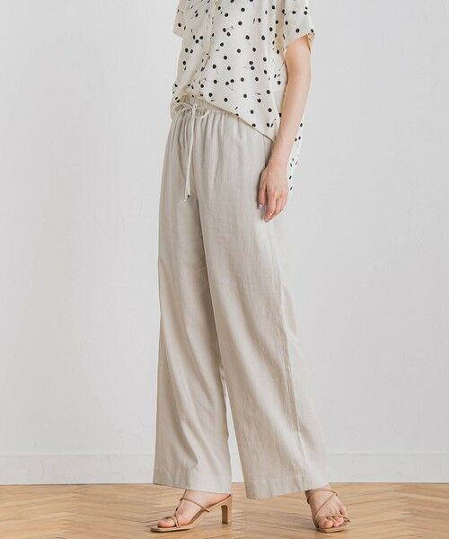 Droite lautreamont / ドロワットロートレアモン その他パンツ | レーヨン麻ポプリンパンツ≪手洗い可能≫ | 詳細29