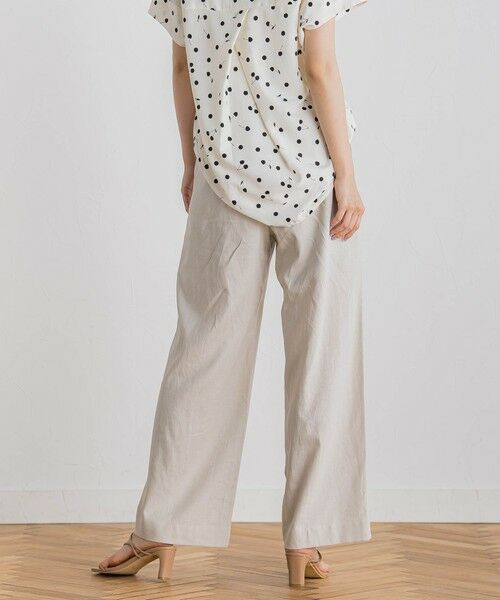 Droite lautreamont / ドロワットロートレアモン その他パンツ | レーヨン麻ポプリンパンツ≪手洗い可能≫ | 詳細30