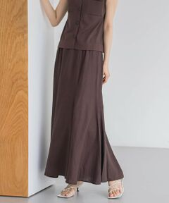 Droite lautreamont / ドロワットロートレアモン ミニ・ひざ丈スカート | レーヨン麻スカート≪手洗い可能≫