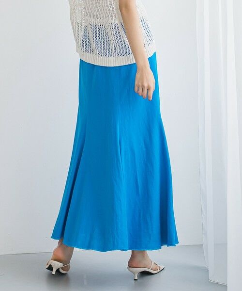 Droite lautreamont / ドロワットロートレアモン ミニ・ひざ丈スカート | レーヨン麻スカート≪手洗い可能≫ | 詳細5