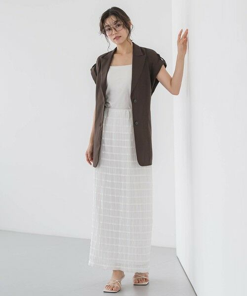 Droite lautreamont / ドロワットロートレアモン ミニ・ひざ丈スカート | ダンス×ダンス×タックスカート≪洗濯機で洗える≫ | 詳細1