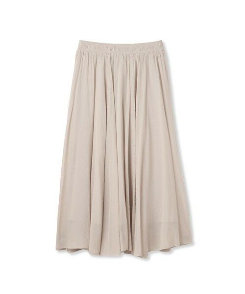 Droite lautreamont / ドロワットロートレアモン ミニ・ひざ丈スカート | 【WEB限定】麻調シアーシャーリングフレアスカート≪手洗い可能≫ | 詳細6