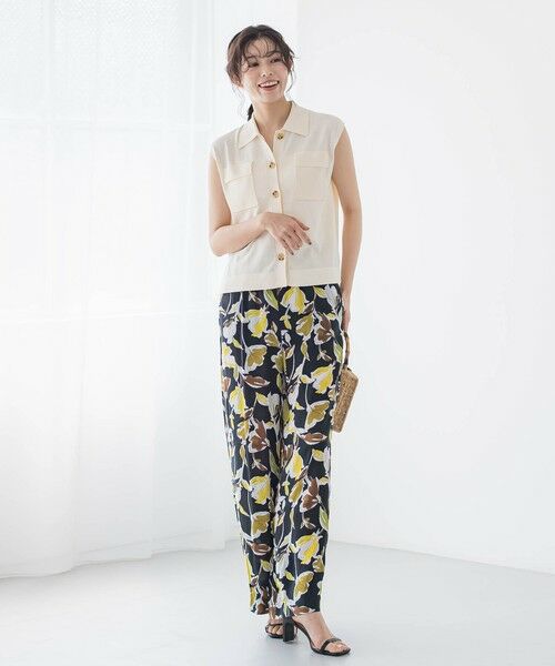 Droite lautreamont / ドロワットロートレアモン ニット・セーター | ポロ襟ノースリーブニット≪手洗い可能≫ | 詳細2