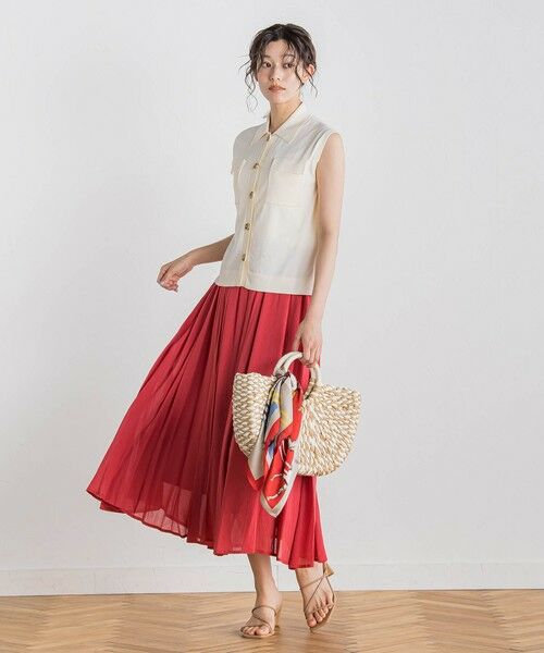 Droite lautreamont / ドロワットロートレアモン ニット・セーター | ポロ襟ノースリーブニット≪手洗い可能≫ | 詳細10