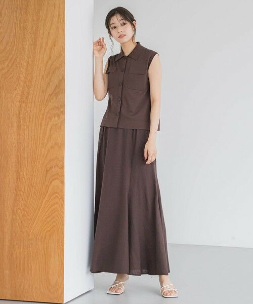 Droite lautreamont / ドロワットロートレアモン ニット・セーター | ポロ襟ノースリーブニット≪手洗い可能≫ | 詳細13