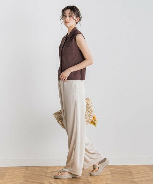 Droite lautreamont / ドロワットロートレアモン ニット・セーター | ポロ襟ノースリーブニット≪手洗い可能≫ | 詳細21