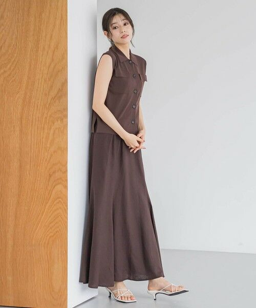 Droite lautreamont / ドロワットロートレアモン ニット・セーター | ポロ襟ノースリーブニット≪手洗い可能≫ | 詳細15