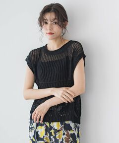 Droite lautreamont / ドロワットロートレアモン ニット・セーター | メッシュニットベスト≪手洗い可能≫