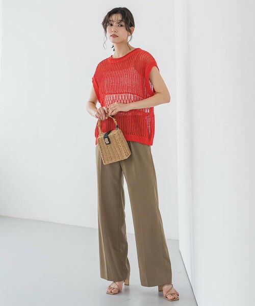 Droite lautreamont / ドロワットロートレアモン ニット・セーター | メッシュニットベスト≪手洗い可能≫ | 詳細29