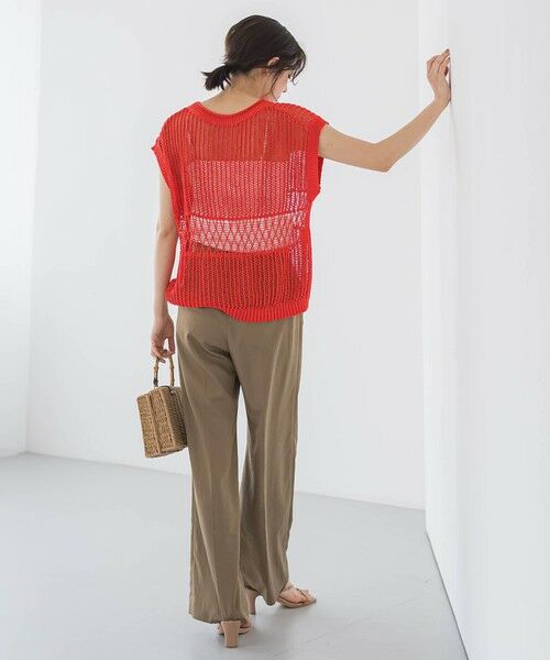 Droite lautreamont / ドロワットロートレアモン ニット・セーター | メッシュニットベスト≪手洗い可能≫ | 詳細30