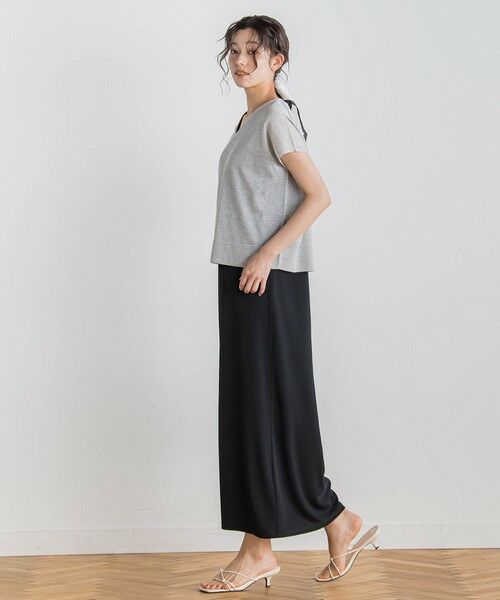 Droite lautreamont / ドロワットロートレアモン ニット・セーター | ラメフレンチスリーブプルオーバー≪手洗い可能≫ | 詳細2