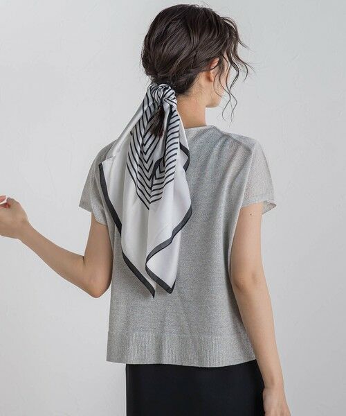 Droite lautreamont / ドロワットロートレアモン ニット・セーター | ラメフレンチスリーブプルオーバー≪手洗い可能≫ | 詳細7