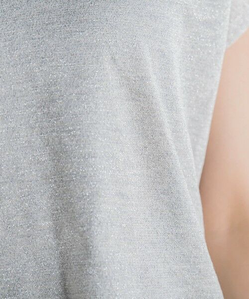 Droite lautreamont / ドロワットロートレアモン ニット・セーター | ラメフレンチスリーブプルオーバー≪手洗い可能≫ | 詳細8