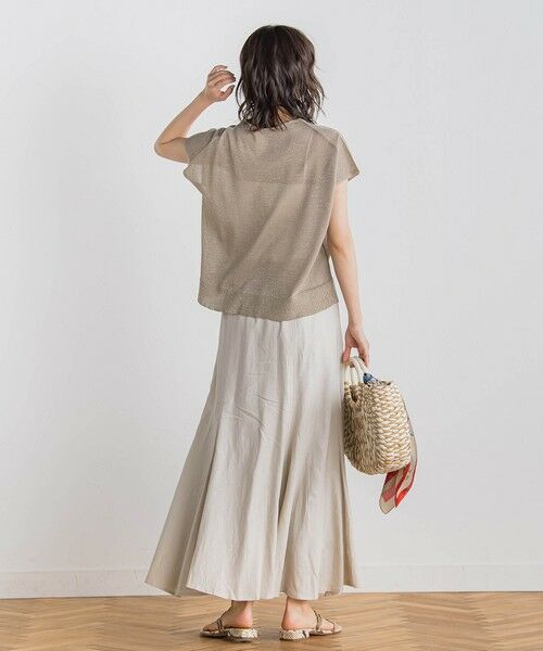 Droite lautreamont / ドロワットロートレアモン ニット・セーター | ラメフレンチスリーブプルオーバー≪手洗い可能≫ | 詳細12