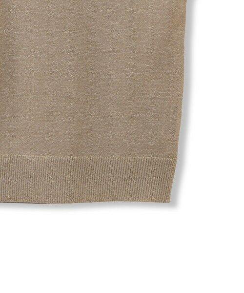 Droite lautreamont / ドロワットロートレアモン ニット・セーター | ラメフレンチスリーブプルオーバー≪手洗い可能≫ | 詳細22