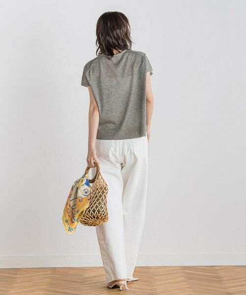 Droite lautreamont / ドロワットロートレアモン ニット・セーター | ラメフレンチスリーブプルオーバー≪手洗い可能≫ | 詳細27