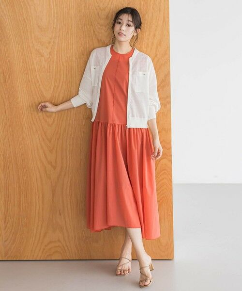 Droite lautreamont / ドロワットロートレアモン ニット・セーター | シアーZIPブルゾン≪手洗い可能≫ | 詳細1