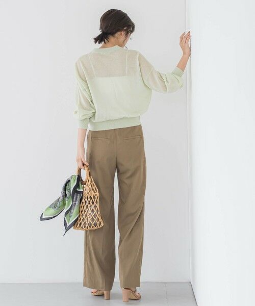 Droite lautreamont / ドロワットロートレアモン ニット・セーター | シアーZIPブルゾン≪手洗い可能≫ | 詳細14