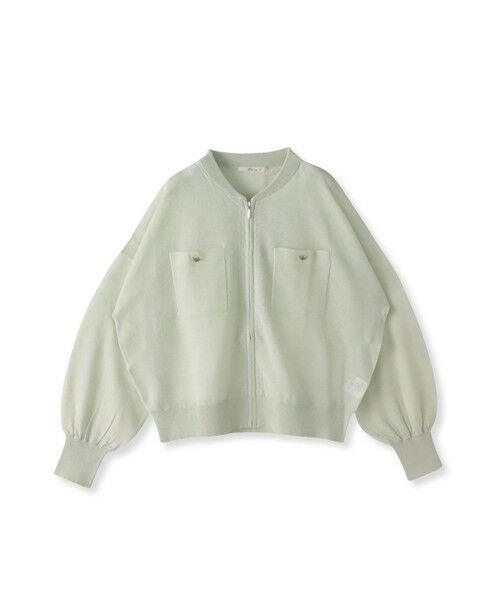 Droite lautreamont / ドロワットロートレアモン ニット・セーター | シアーZIPブルゾン≪手洗い可能≫ | 詳細21