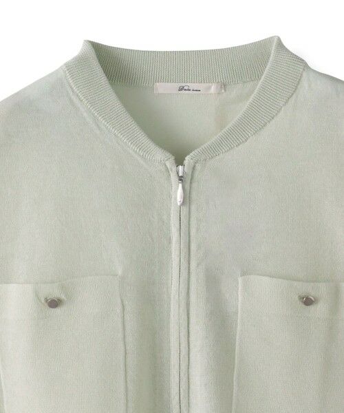 Droite lautreamont / ドロワットロートレアモン ニット・セーター | シアーZIPブルゾン≪手洗い可能≫ | 詳細23