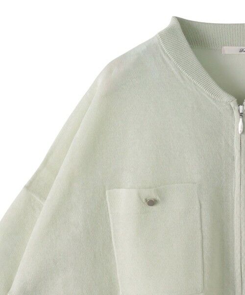 Droite lautreamont / ドロワットロートレアモン ニット・セーター | シアーZIPブルゾン≪手洗い可能≫ | 詳細24