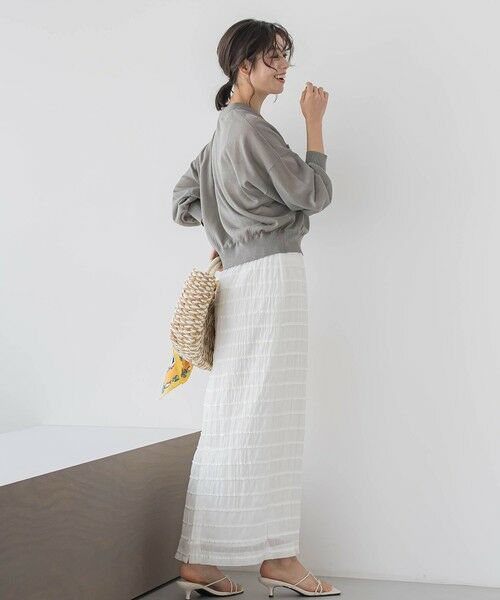 Droite lautreamont / ドロワットロートレアモン ニット・セーター | シアーZIPブルゾン≪手洗い可能≫ | 詳細29