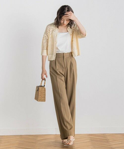 Droite lautreamont / ドロワットロートレアモン ニット・セーター | 襟付きメッシュニット≪手洗い可能≫ | 詳細3