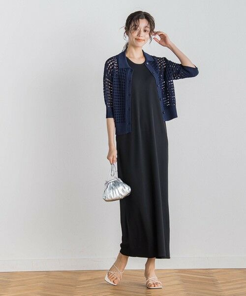 Droite lautreamont / ドロワットロートレアモン ニット・セーター | 襟付きメッシュニット≪手洗い可能≫ | 詳細9