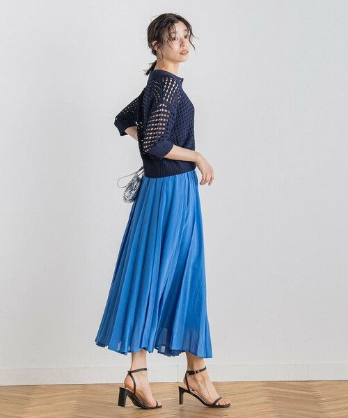 Droite lautreamont / ドロワットロートレアモン ニット・セーター | 襟付きメッシュニット≪手洗い可能≫ | 詳細18