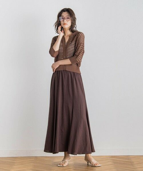 Droite lautreamont / ドロワットロートレアモン ニット・セーター | 襟付きメッシュニット≪手洗い可能≫ | 詳細22