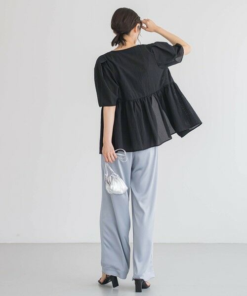 Droite lautreamont / ドロワットロートレアモン シャツ・ブラウス | カラミタンブラーZIPブラウス≪手洗い可能≫ | 詳細14