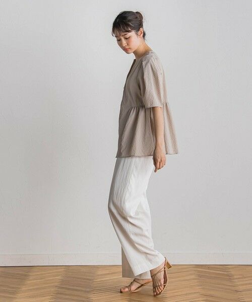 Droite lautreamont / ドロワットロートレアモン シャツ・ブラウス | カラミタンブラーZIPブラウス≪手洗い可能≫ | 詳細22