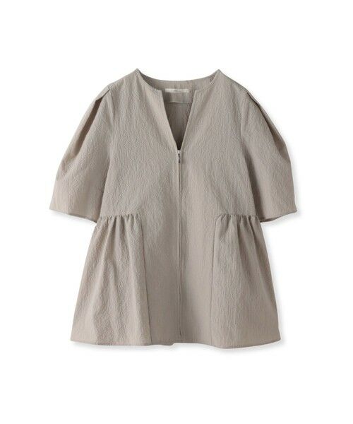 Droite lautreamont / ドロワットロートレアモン シャツ・ブラウス | カラミタンブラーZIPブラウス≪手洗い可能≫ | 詳細25