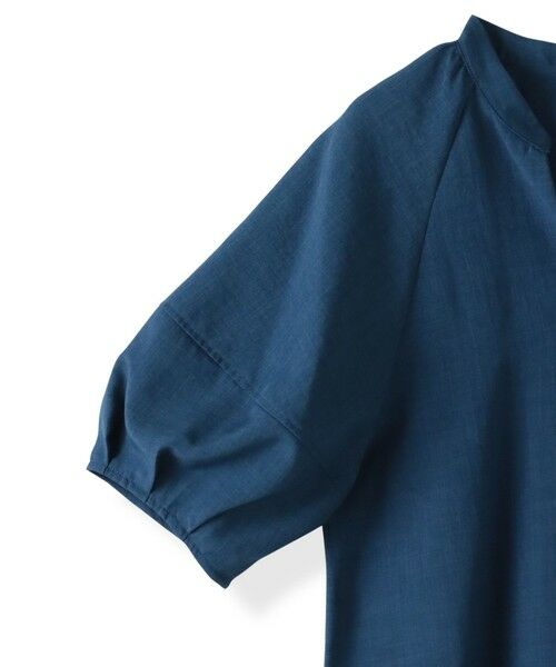 Droite lautreamont / ドロワットロートレアモン シャツ・ブラウス | タンブラーブッチャーキーネックブラウス≪手洗い可能≫ | 詳細12