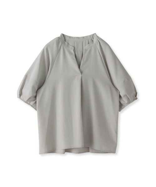 Droite lautreamont / ドロワットロートレアモン シャツ・ブラウス | タンブラーブッチャーキーネックブラウス≪手洗い可能≫ | 詳細22