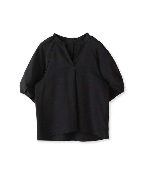 Droite lautreamont / ドロワットロートレアモン シャツ・ブラウス | タンブラーブッチャーキーネックブラウス≪手洗い可能≫ | 詳細29