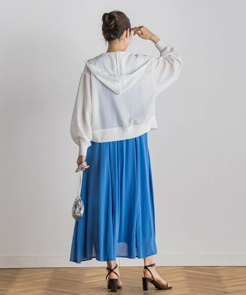 Droite lautreamont / ドロワットロートレアモン シャツ・ブラウス | 変わり織りメッシュパーカー≪手洗い可能≫ | 詳細10