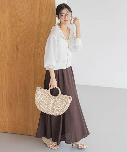 Droite lautreamont / ドロワットロートレアモン シャツ・ブラウス | 変わり織りメッシュパーカー≪手洗い可能≫ | 詳細3