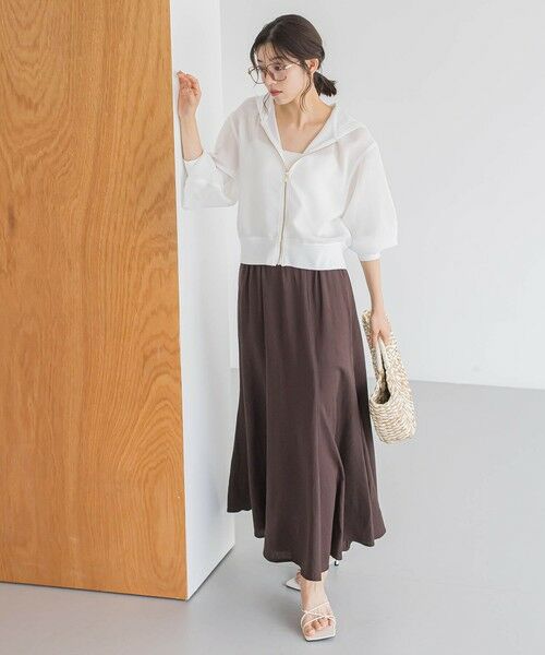 Droite lautreamont / ドロワットロートレアモン シャツ・ブラウス | 変わり織りメッシュパーカー≪手洗い可能≫ | 詳細4