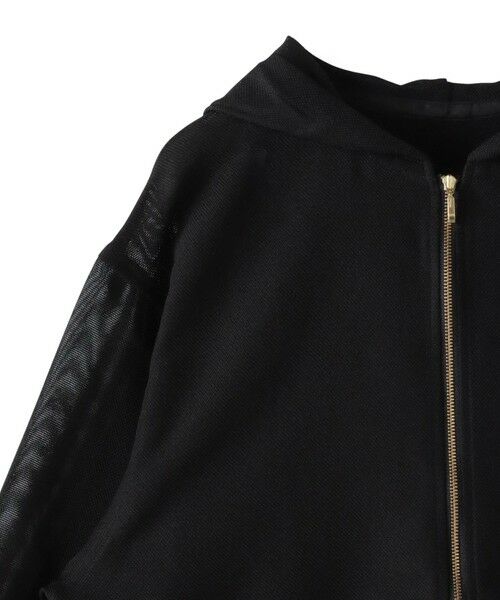 Droite lautreamont / ドロワットロートレアモン シャツ・ブラウス | 変わり織りメッシュパーカー≪手洗い可能≫ | 詳細25