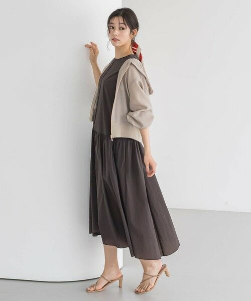 Droite lautreamont / ドロワットロートレアモン シャツ・ブラウス | 変わり織りメッシュパーカー≪手洗い可能≫ | 詳細30