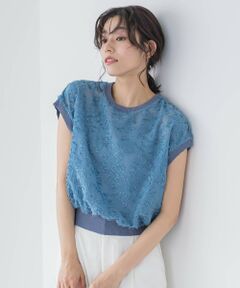 Droite lautreamont / ドロワットロートレアモン シャツ・ブラウス | シアーカットジャガードブラウス≪洗濯機で洗える≫