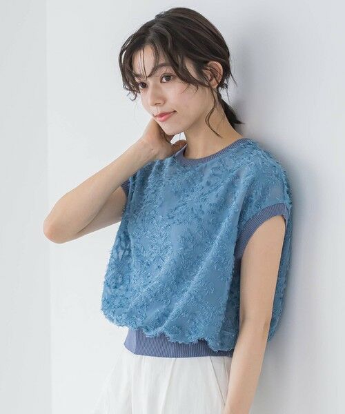 Droite lautreamont / ドロワットロートレアモン シャツ・ブラウス | シアーカットジャガードブラウス≪洗濯機で洗える≫ | 詳細19