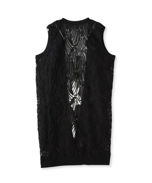 Droite lautreamont / ドロワットロートレアモン ダウンジャケット・ベスト | 刺繍レースジレ≪手洗い可能≫ | 詳細17