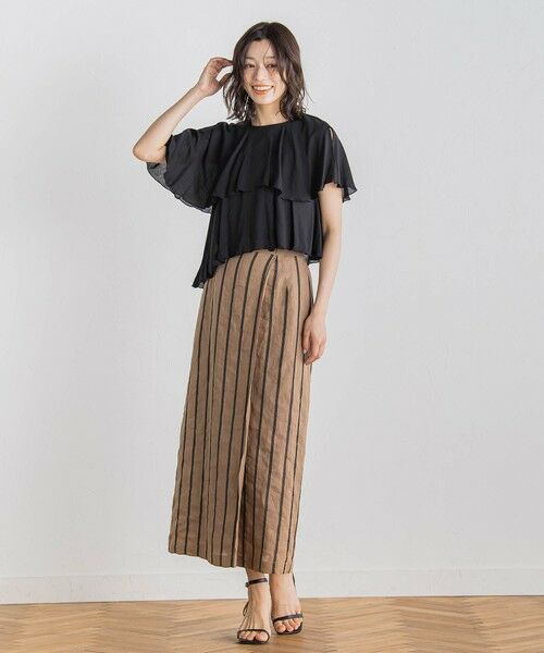 Droite lautreamont / ドロワットロートレアモン シャツ・ブラウス | 【WEB限定】気流染めティアードブラウス≪手洗い可能≫ | 詳細11