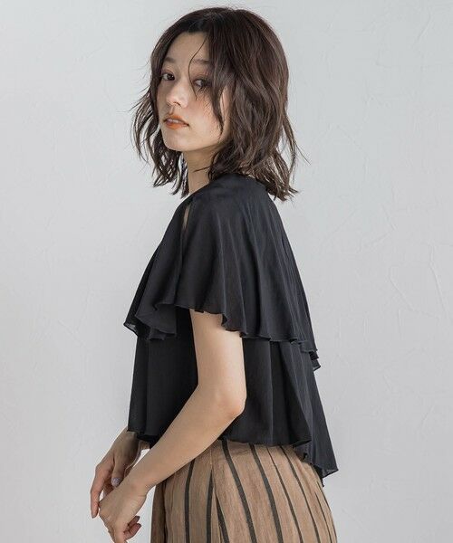 Droite lautreamont / ドロワットロートレアモン シャツ・ブラウス | 【WEB限定】気流染めティアードブラウス≪手洗い可能≫ | 詳細13